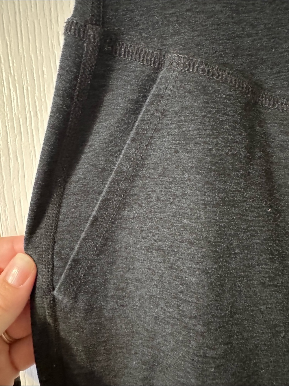 Beyond the Bump Black Logo Maternity Top - Picture 5 of 5